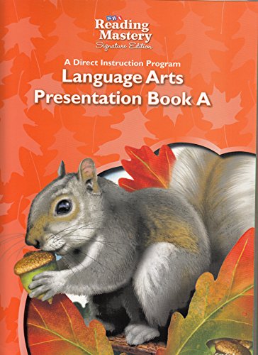 Book SRA Reading Mastery Signature Edition A Direct Instruction Program Language Arts Presentation Book A Grade 1 ISBN 0076124843 free