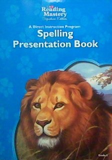 Book Spelling Presentation Book, Grade 3 (SRA Reading Mastery, Signature Edition) free