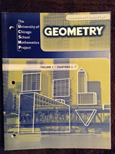 Book The University of Chicago School Mathematics Project Geometry Assessment Resources Vol. 1, Chap. 1-7 free
