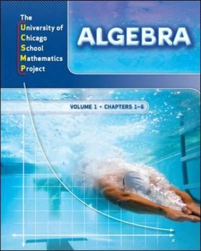 Book Algebra: Ucsmp Grades 6-12 (UCSMP Algebra) free