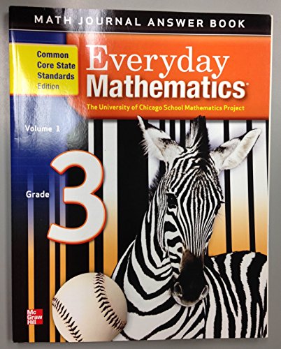 Book (CCSS) Everyday Mathematics - Math Journal Answer Book VOLUME 1 free