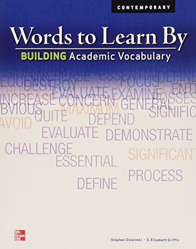 Book Words to Learn By: Building Academic Vocabulary, Student Edition (Vocabulary Exercises) free