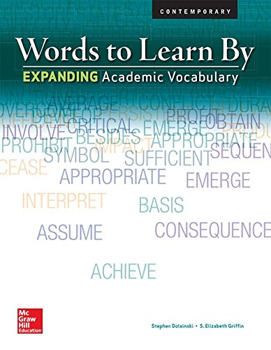 Book Words to Learn By: Expanding Academic Vocabulary, Student Edition (Vocabulary Exercises) free