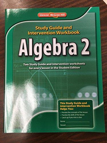Book Algebra 2, Study Guide and Intervention Workbook (MERRILL ALGEBRA 2) free