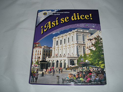 Book Asi se dice! 1 Teacher Wraparound Edition Book 1 ISBN-10: 0076604276 ISBN-13: 9780076604272 free