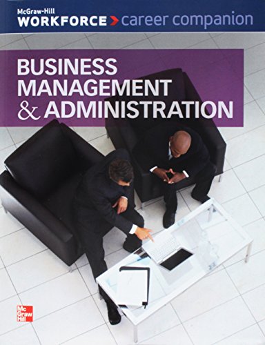 Book Career Companion: Business Management and Administration (McGraw-Hill Workforce Career Companion) free