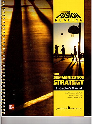 Book Fusion Reading The Summarization Strategy Instuctor's Manual free