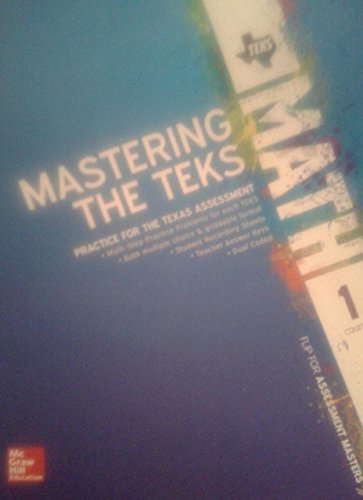 Book Texas Math TEKS Course 1 Mastering The TEKS and Assessment Masters free