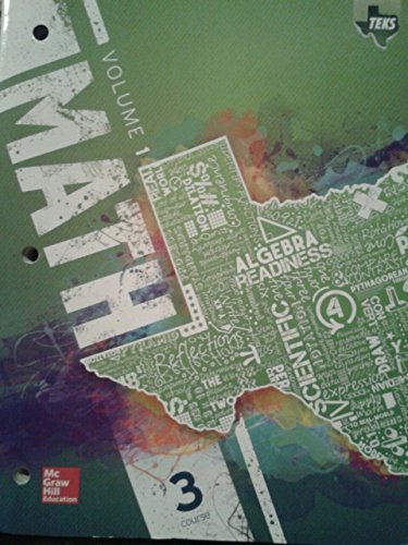 Book Texas Math TEKS Course 3 Mastering The TEKS and Assessment Masters free