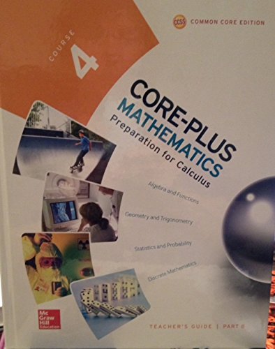 Book Core-Plus Mathematics, Course 4, Vol. B, Teacher Guide free