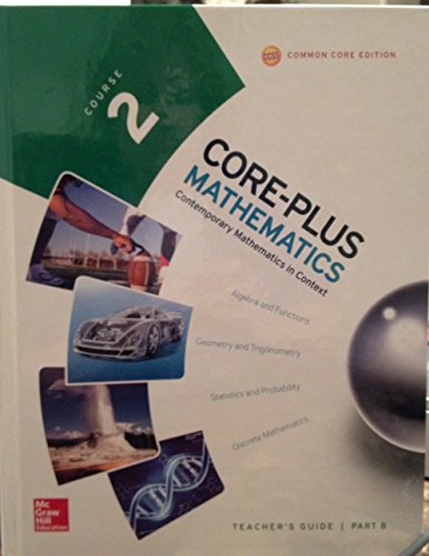 Book Core-Plus Mathematics, Course 2 Teacher's Guide Part B free