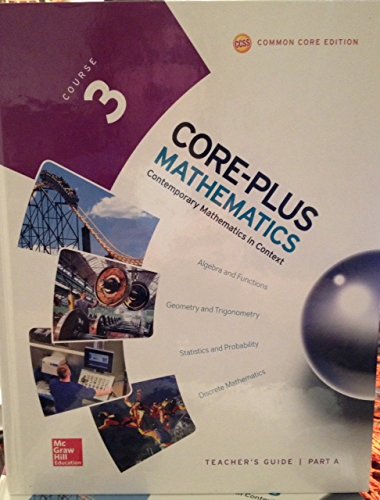 Book Core-Plus Mathematics, Course 3 Teacher's Guide Part A free