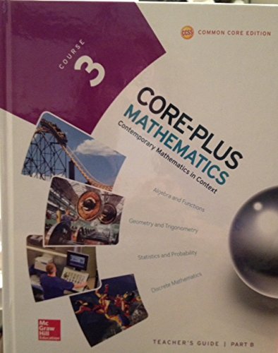 Book Core-Plus Mathematics, Course 3 Teacher's Guide Part B free