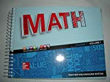Book Glencoe Math 2016, Course 1 Teacher Edition, (Volume 1) ISBN-10: 0076679659 ISBN-13: 9780076679652 free