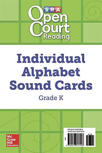 Book Open Court Reading Grade K Individual Alphabet Sound Cards (IMAGINE IT) free