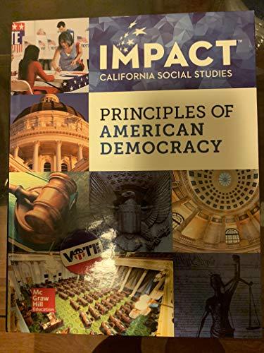 Book Impact California Social Studies Principles of American Democracy free