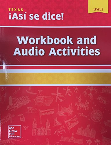 Book Asi se dice! Texas Edition Level 2 - Workbook and Audio Activities free
