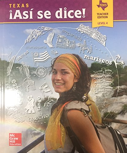 Book Asi se dice! Texas Teacher Edition Level 4 free