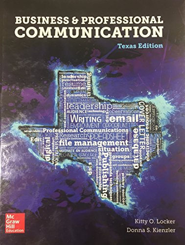 Book Business & Professional Communication - Texas Edition free