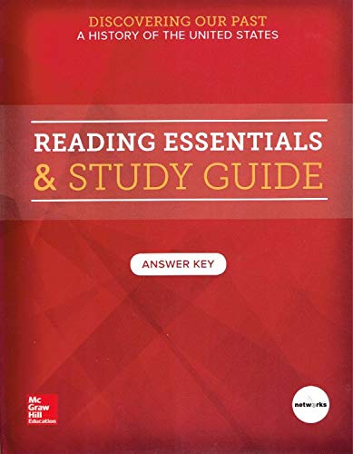 Book Discovering Our Past: A History of the United States, Reading Essentials and Study Guide, Answer Key, 9780076766536, 0076766535, 2018 free