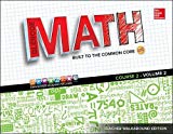 Book Glencoe Math, Course 2, Vol. 2, Teacher walkaround edition free