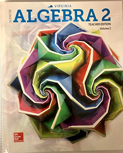 Book Glencoe Algebra 2, Teacher ed. Vol. 2, Virginia ed. free