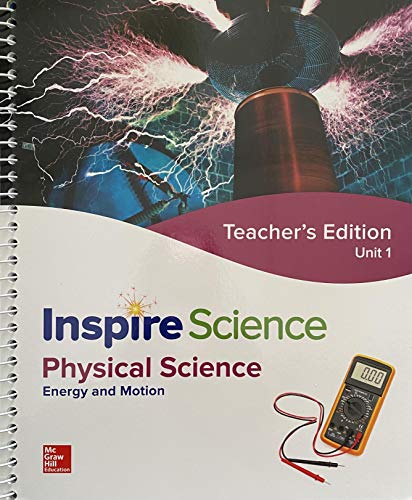Book Inspire Science, Physical Science; Energy and Motion, Teacher's Edition, Unit 1, c. 2020 9780076884308, 0076884309 free