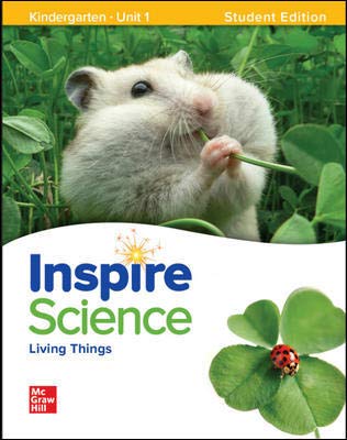 Book Inspire Science - Living Things - Kindergarten - Unit 1 - Student Edition free