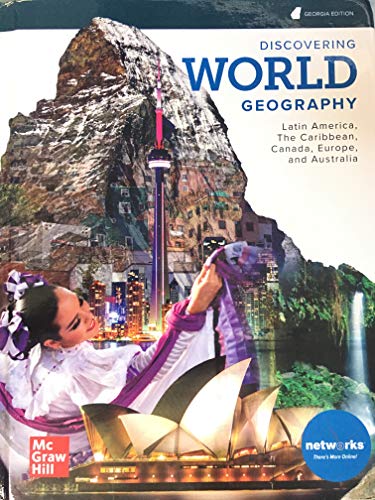 Book Discovering World Geography Latin America the Caribbean Canada Europe Australia, Grade 6, Georgia, Student Edition free