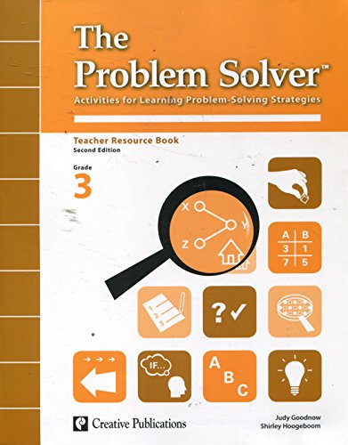 Book The Problem Solver: Activities for Learning Problem-Solving Strategies, Teacher Resource Book Grade 3 free