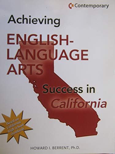 Book Achieving Success in English-Language Arts in California - Student Text (HIGH SCHOOL EXIT EXAM TEST PREP FL & TX) free