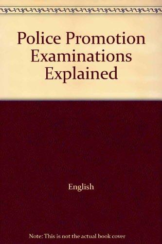 Book Police Promotion Examinations Explained free