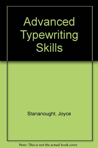 Book Advanced Typewriting Skills free