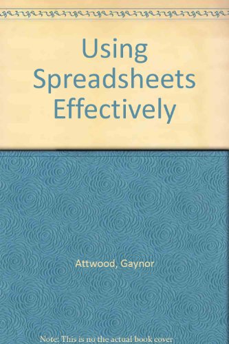 Book Using Spreadsheets Effectively free