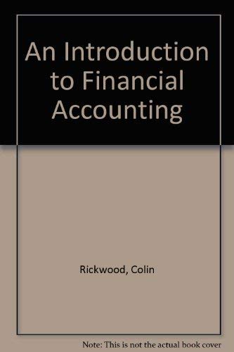 Book An Introduction to Financial Accounting free