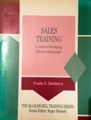 Book Sales Training: A Guide to Developing Effective Salespeople (MCGRAW HILL TRAINING SERIES) free