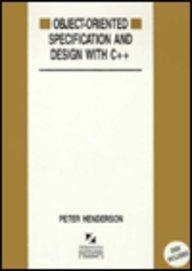 Book Object-oriented Specification And Design With C++/book And Disk (the Mcgraw-hill International Series In Software Engineering) free