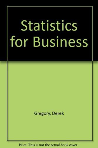 Book Statistics For Business free