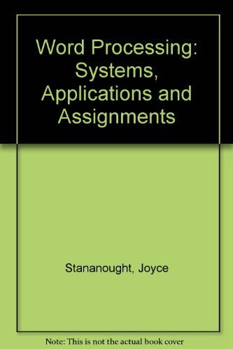 Book Word Processing free