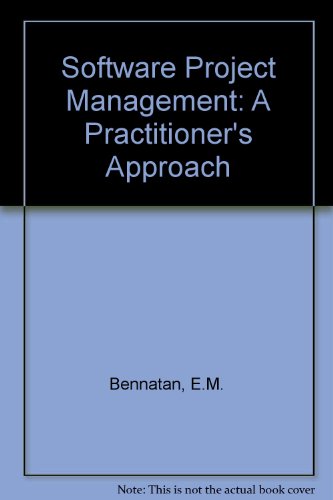 Book Software Project Management: A Practitioner's Approach free