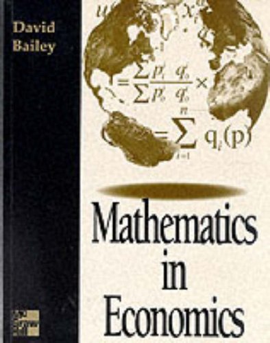 Book Mathematics in Economics free