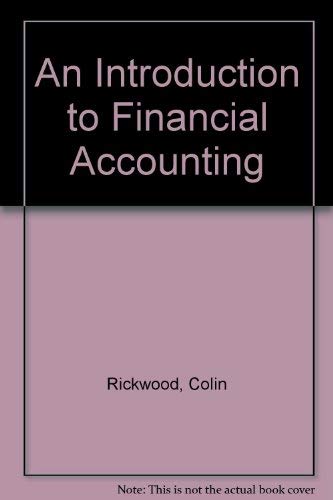 Book An Introduction to Financial Accounting free
