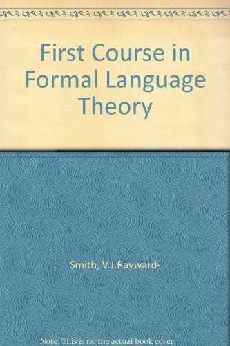 Book First Course in Formal Language Theory free