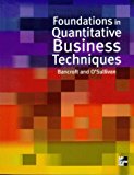 Book Foundations of Quantitative Business Techniques free
