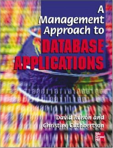 Book A Management Approach to Database Applications (Information Systems Series) free
