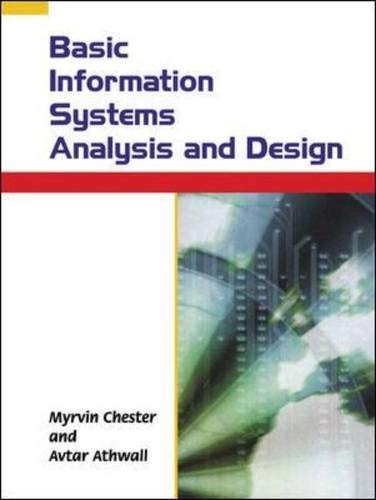 Book Basic Information Systems Analysis and Design free