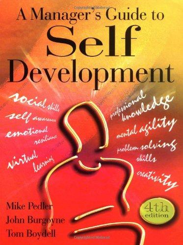 Book A Manager's Guide to Self Development free