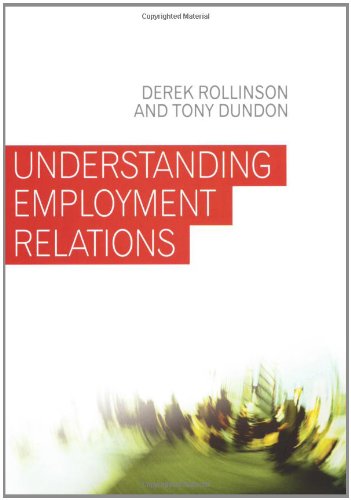 Book Understanding Employment Relations free