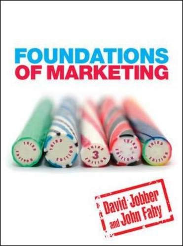 Book Foundations of Marketing free