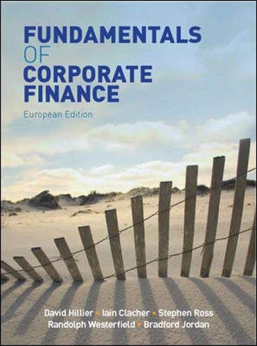 Book Fundamentals of Corporate Finance: European Ed.. by David Hillier, Iain Clacher free